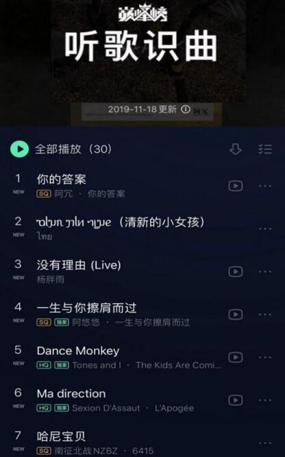网易云音乐热门歌曲排行榜，我是资深用户