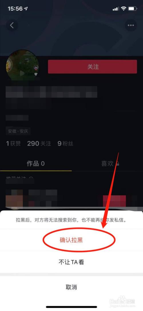 快手达人教你一招，轻松拉黑对方