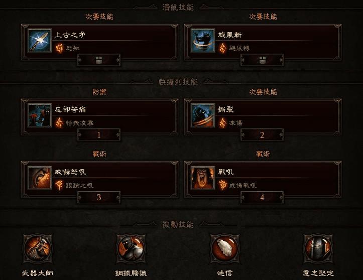 暗黑破坏神野蛮人加点_暗黑四野蛮人技能加点_暗黑野蛮人加点主要加力量吗
