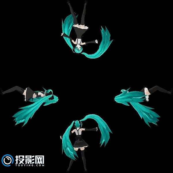 初音未来投影原理_初音未来3d投影仪素材_手机投影初音未来游戏